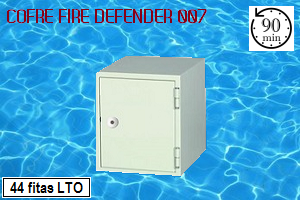 Cofre para Fitas Magn�ticas Fire Defender 007