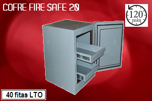 Cofre para Fitas Magn�ticas Fire Safe 20